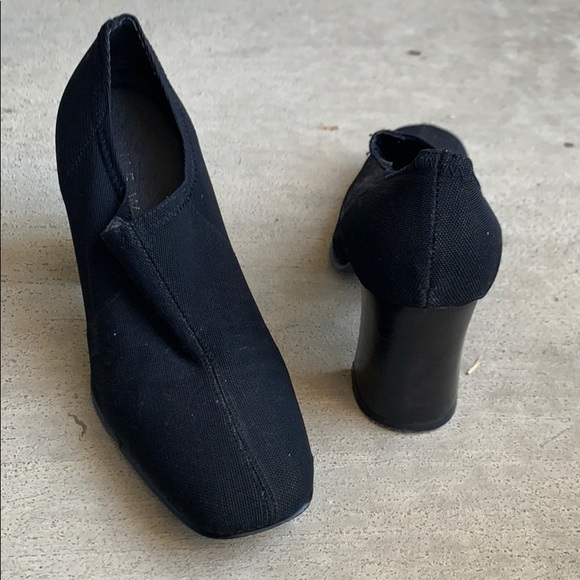 Nine West black chunky heel - Picture 3 of 3